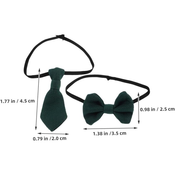 Hemobllo Mini cravates et nœuds papillons pour accessoires de décoration en tissu pour poupées