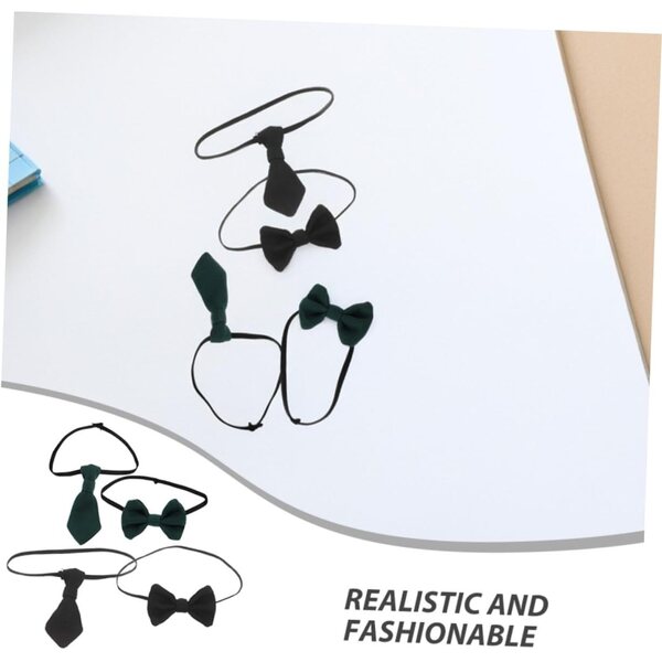 Hemobllo Mini cravates et nœuds papillons pour accessoires de décoration en tissu pour poupées