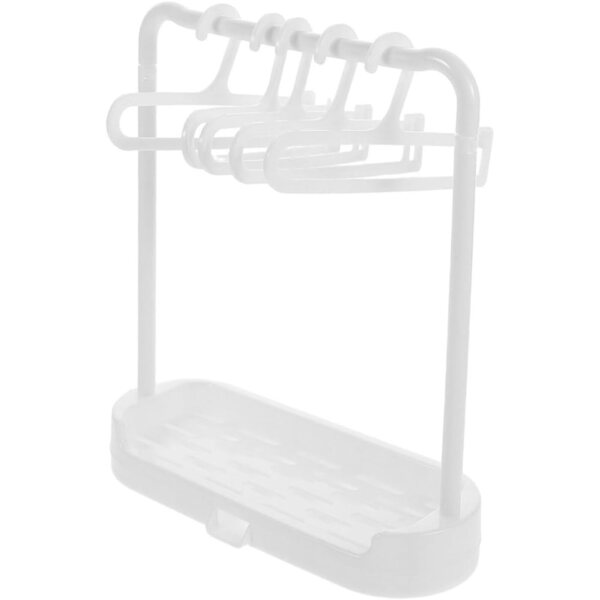 Hemobllo Perchas Mini para Muñecas con Soporte para Secado y Ahorro de Multiuso Portátil para Organización y Exhibición de Ropa de Muñecas