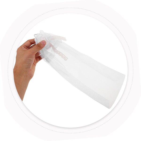 Hemobllo Set mit 3 Hochzeitsschleier aus hellem Tüll für Puppen – dekorative Hochzeitsaccessoires