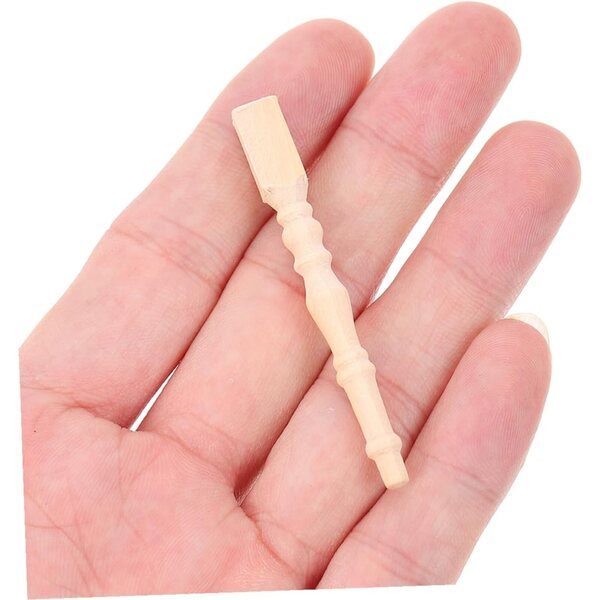BESPORTBLE 12 Mini Gambe in Legno per Mobili Casa delle Fate Scala 1:12