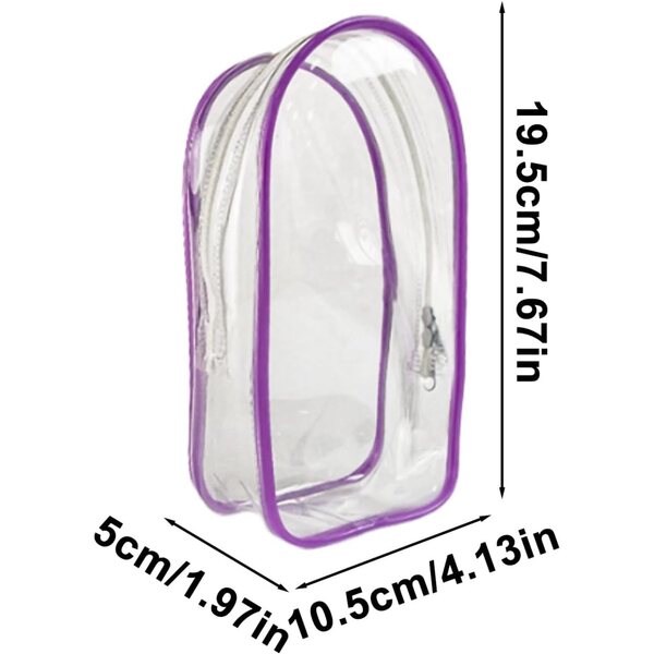Étui transparent avec porte-clés pour présentation et protection de figurines et poupées
