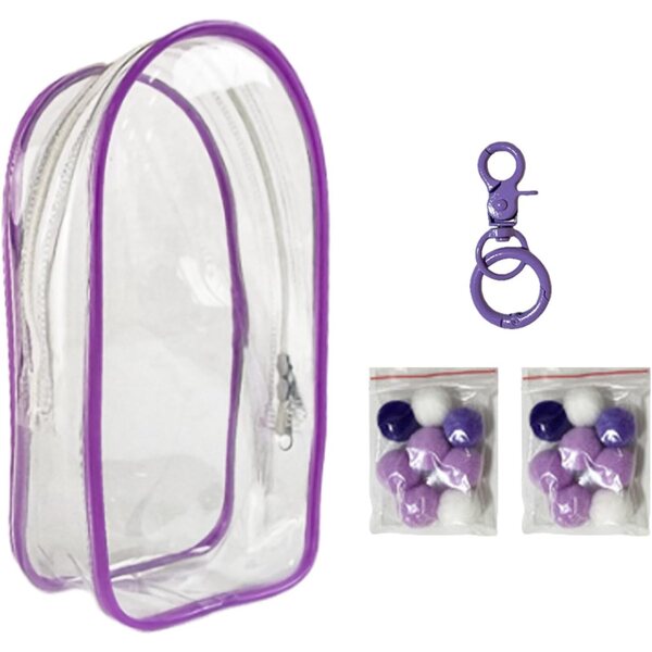 Étui transparent avec porte-clés pour présentation et protection de figurines et poupées