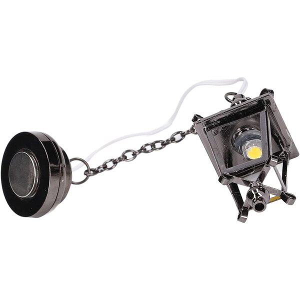 1:12 LED-Kronleuchter für Puppenhaus mit Klebemagnet und warmem Licht