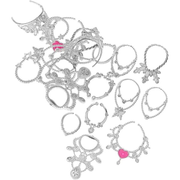 YARNOW Juego De Joyas Delicadas para Muñecas y Niños Collares Miniatura De 30 Cm Accesorios Plásticos para Vestir Muñecas Set Mixto De 20 Piezas y Decoración