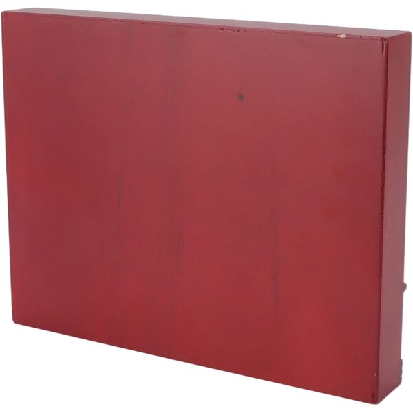 Libreria in Legno per Casa delle Bambole 1:12 Rosso Realistica e Dettagliata