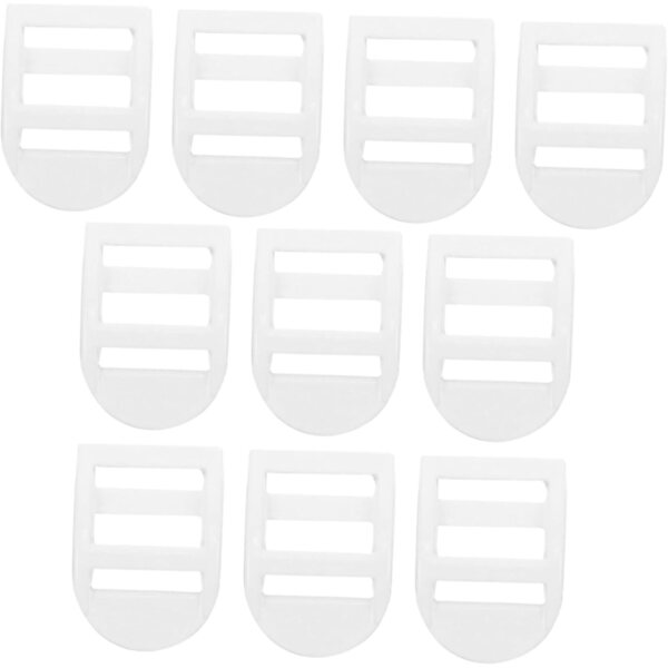 Set mit 10 Mini-Hebillas für NUOBESTY-Puppenrucksäcke aus widerstandsfähigem und vielseitigem Kunststoff