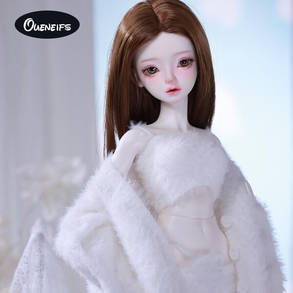 Conjunto Wäiss Kleeder fir 1/4 BJD Poppen - Cardigan, Vest a Hosen