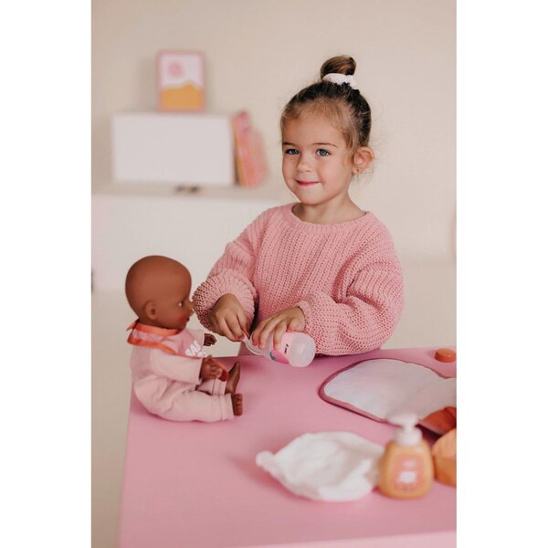 Smoby Baby Nurse faltbare Wickeltasche mit Zubehör für Puppen bis 42 cm