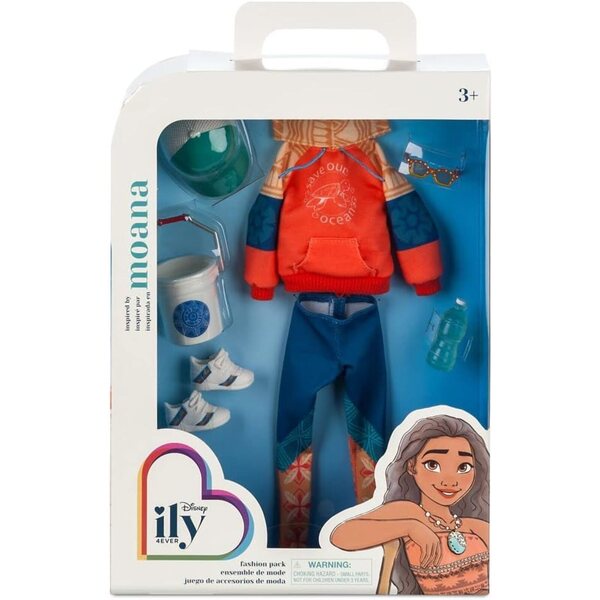 Pack mode Disney ILY 4EVER inspiré de Moana avec accessoires complets pour poupées