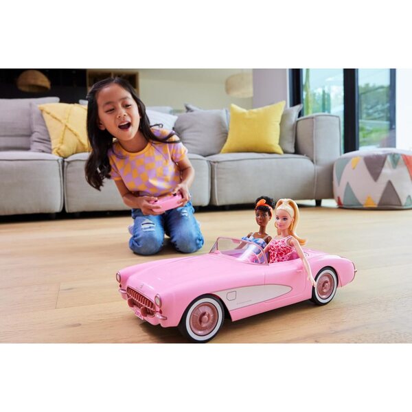Hot Wheels R/C Barbie - Corvette Stingray 1956 teledirigido s otevíráním kapoty