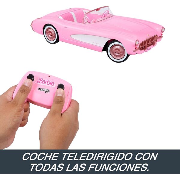 Hot Wheels R/C Barbie - Corvette Stingray 1956 teledirigido s otevíráním kapoty