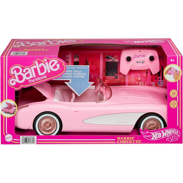 Hot Wheels R/C Barbie - Corvette Stingray 1956 teledirigido s otevíráním kapoty