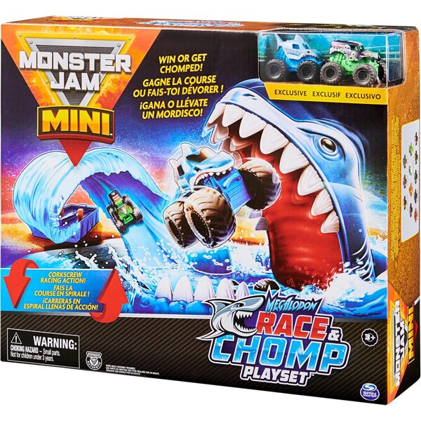 Monster Jam Spielset Shark 1:80 – Spin-Master-Spiel für Unisex-Kinder
