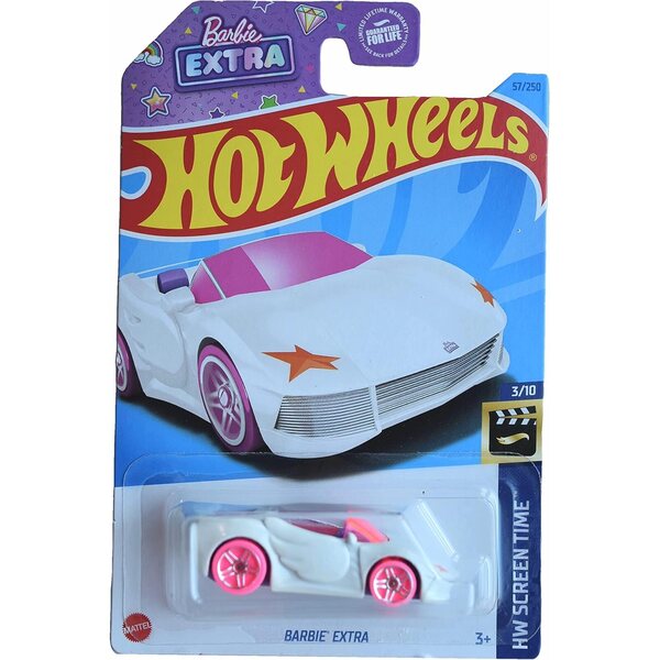 Hot Wheels Barbie Extra HW Screen Time 3/10 - Karozzi die-cast li jistgħu jinġabru