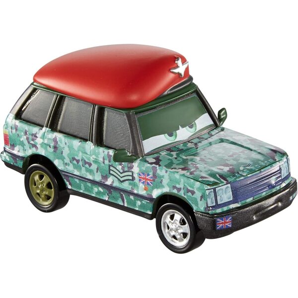 Disney Cars Deluxe London Chase Caporal Josh - Véhicule de collection pour enfants