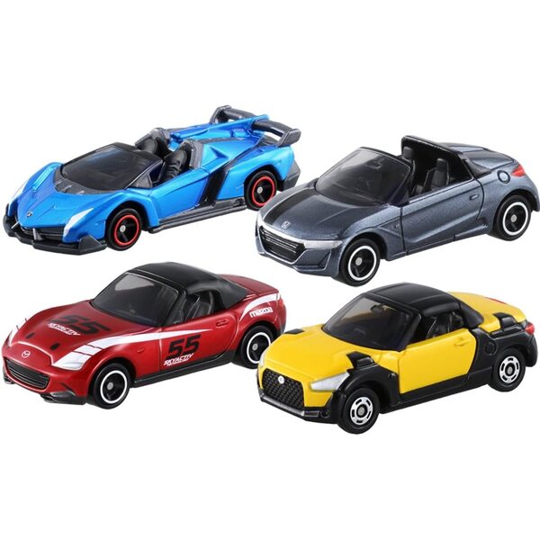 Tomica Gift Open Car Valik: Avatavate mänguautode komplekt lastele