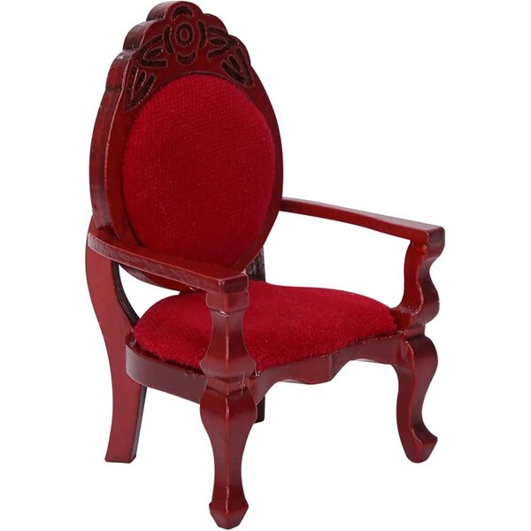 HEEPDD Sedia in Legno per Casa delle Bambole Miniatura 1/12, Artigianale e Sicura