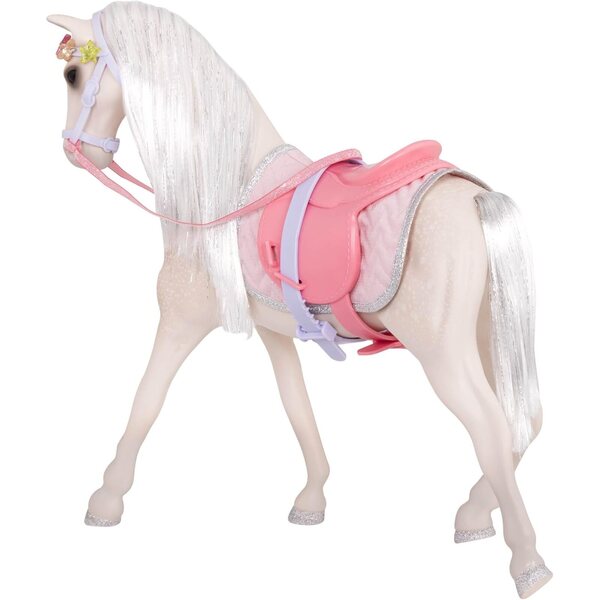 Glitter Girls Starlight Pferdespielzeug 36 cm mit Sattel und glänzenden Accessoires