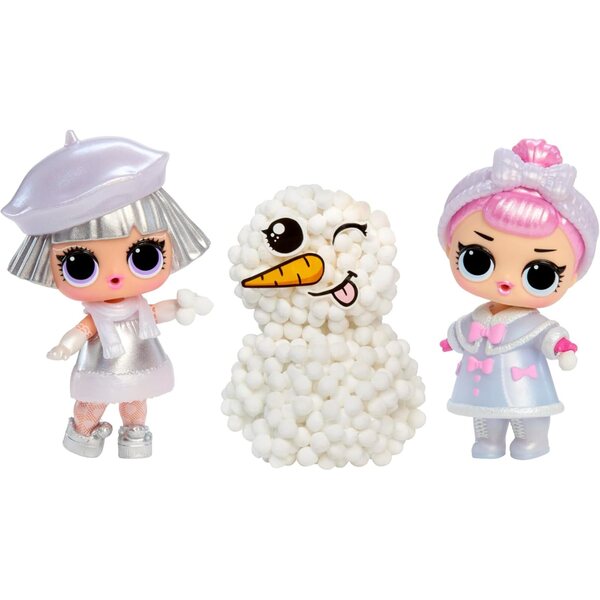 L.O.L. Überraschung! Snow Style Tots – Winterpuppe mit Schnee-Accessoires und Christbaumkugel