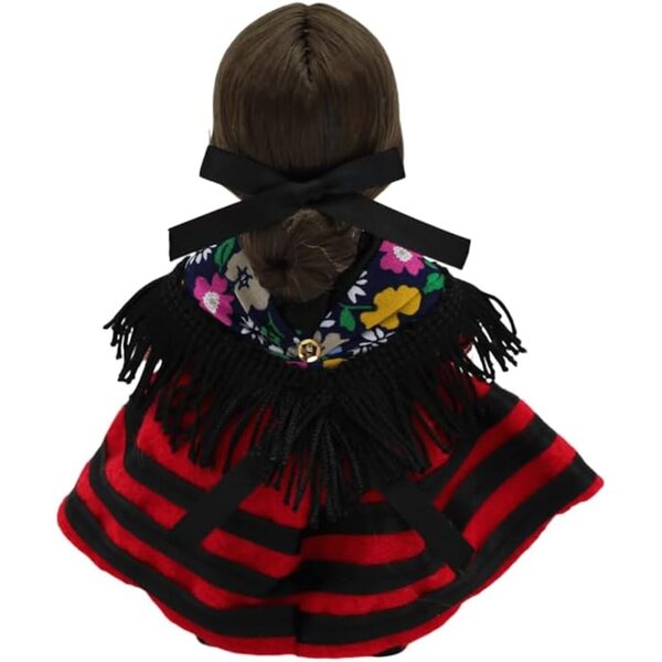 FOLK Muñeca Regional Piñorra Visontina 15 cm Vestido Típico Soria Artesanía Española