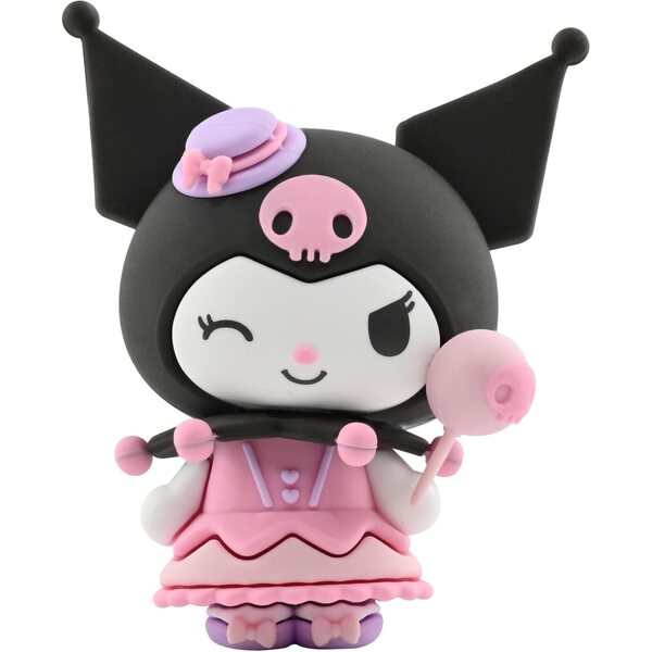 YuMe Kuromi Minimuñeca 5 cm - Série Sanrio Joyeux Anniversaire
