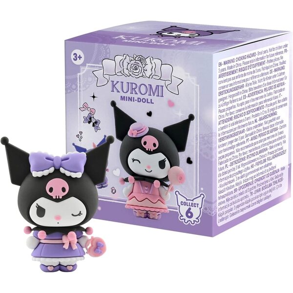 YuMe Kuromi Minimuñeca 5 cm - Série Feliz Aniversário Sanrio