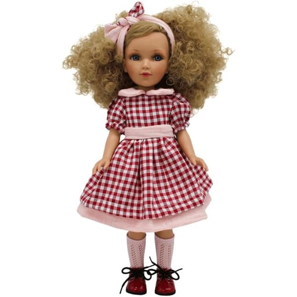 FOLK Muñeca Mari's Original 41 cm avec robe carrée, zapatos et chaussettes