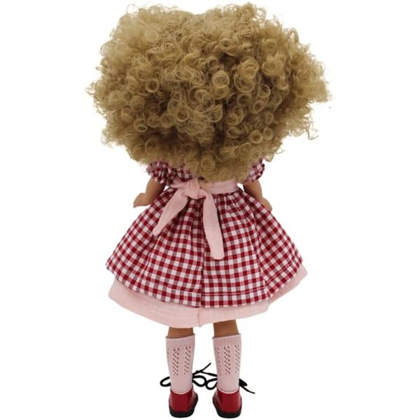 FOLK Muñeca Mari's Original 41 cm mit quadratischem Kleid, Zapatos und Socken