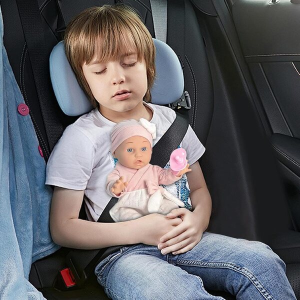Realistischer Becher für wiedergeborene Babys mit Korb im Lieferumfang enthalten, hergestellt als sicheres und geruchloses Geschenk für Kleinkinder