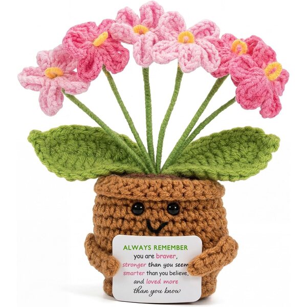 Positive Forget Me Not hand-written message with motivational messages, gift for friends