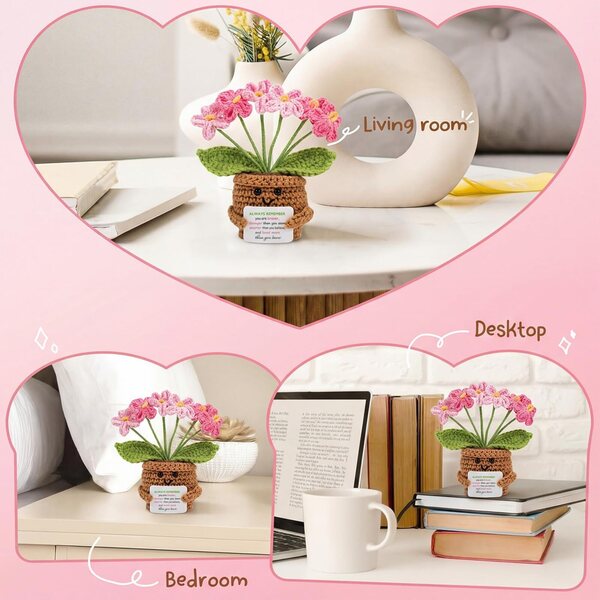 Positive „Vergissmeinnicht“-Handschrift mit motivierenden Botschaften, Geschenk für Freunde