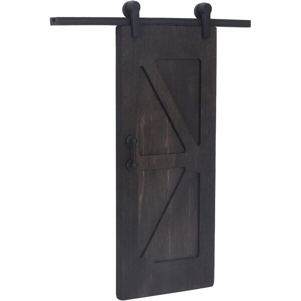 HEEPDD Porta Scorrevole Miniatura in Betulla per Casa delle Bambole 19x8 cm, Stile Fienile