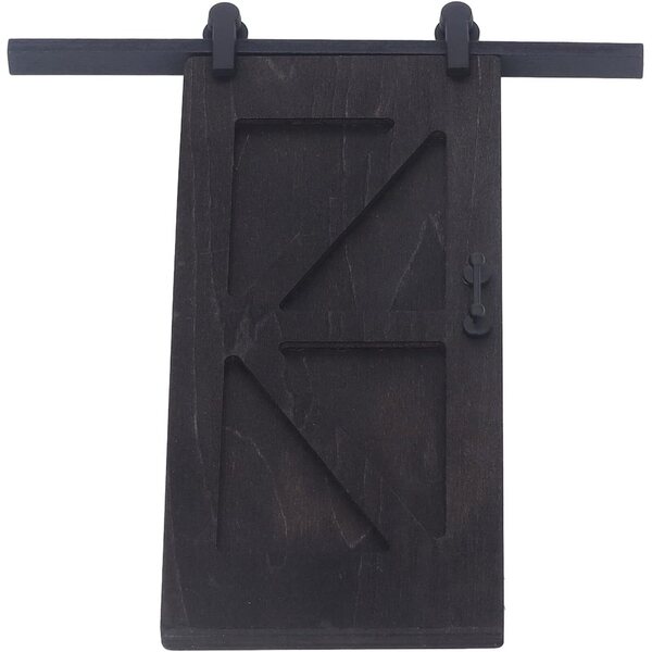 HEEPDD Porta Scorrevole Miniatura in Betulla per Casa delle Bambole 19x8 cm, Stile Fienile