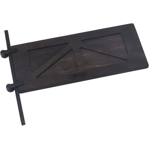 HEEPDD Porta Scorrevole Miniatura in Betulla per Casa delle Bambole 19x8 cm, Stile Fienile