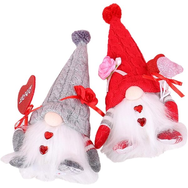 Muñeca Love Glitter zum Valentinstag mit LED-Lichtern, einzigartiges Geschenk und gemütliche Dekoration