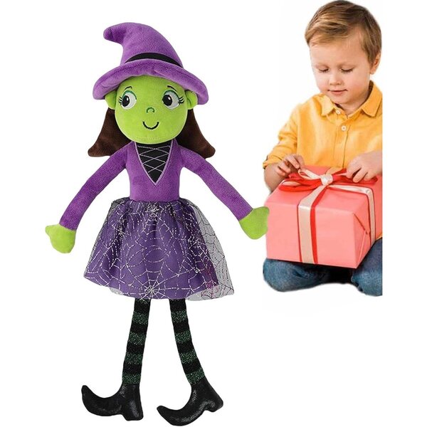 Muñeca Bruja Plüsch 40cm weiche Halloween-Dekoration Kindergeschenk
