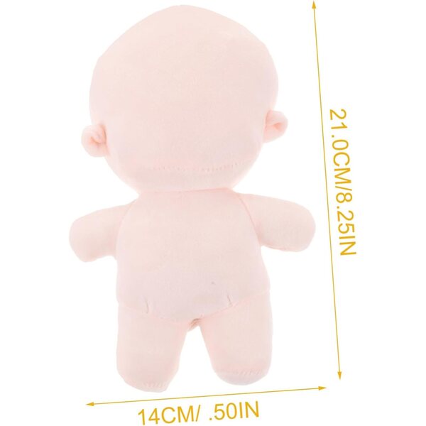 Hemobllo Soft Toy Toy Flexibel 20cm fir Dressing, DIY Baby Toy