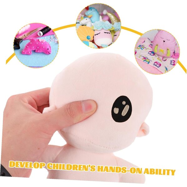 Hemobllo Soft Toy Toy Flexibel 20cm fir Dressing, DIY Baby Toy