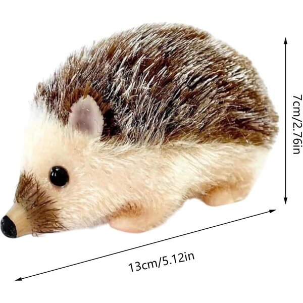 Generisches Erizo aus Silikon, 13 cm, mit Zubehör für pädagogisches Spiel und Dekoration