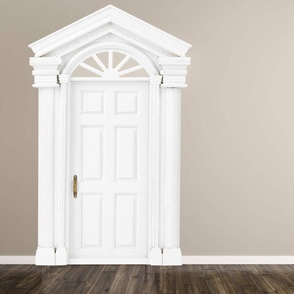 DAN&DRE Porta in Legno Miniatura 1:12 per Case di Bambole Fai-da-te Decorativa