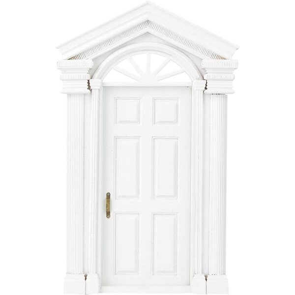 DAN&DRE Porta in Legno Miniatura 1:12 per Case di Bambole Fai-da-te Decorativa