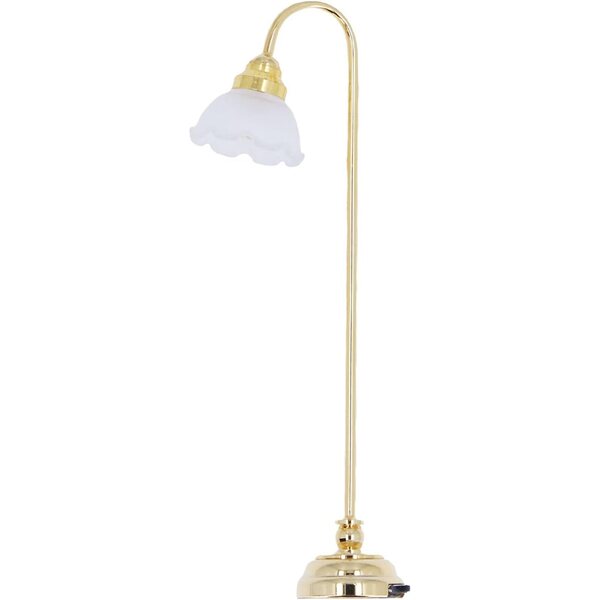 Lampada da Terra in Miniatura per Casa delle Bambole Dan&Dre Scala 1/12 con Luce a Batteria