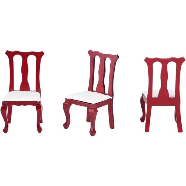 Set Mobili Tavolo e Sedie 1:12 in Legno per Casa delle Bambole - Design Elegante