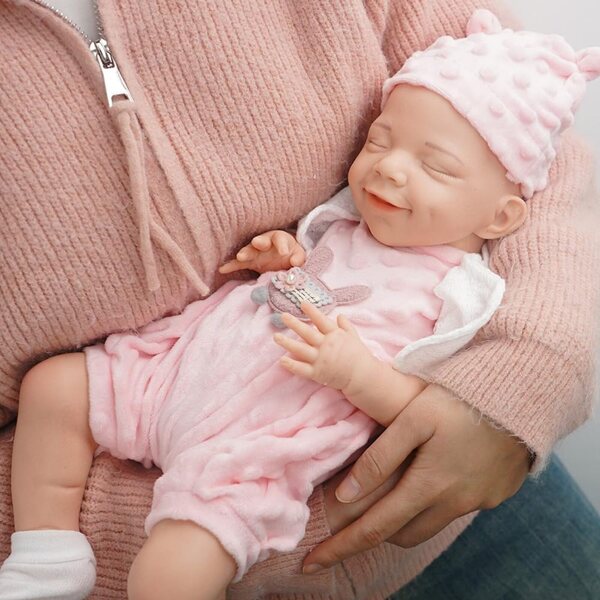 Realistesch Full Body Silikon Reborn Doll 45 cm FemmeForm