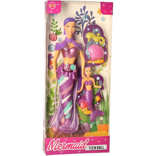 Atoz Mermaid & Sister voděodolná kloubová panenka mořské panny 30 cm