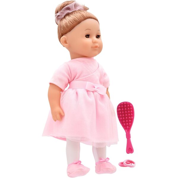 Dolls World Charlotte: miękka lalka 36 cm w sukience baletnicy i akcesoriach