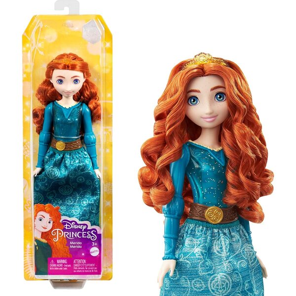 Figurines Disney Princess Merida et Cenicienta avec trajes et accessoires interchangeables +3 ans