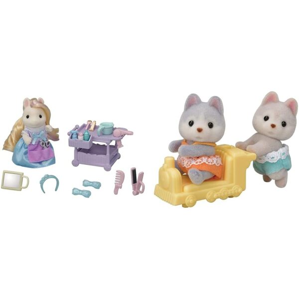 Sylvanian Families Serafina Pony Stylist Set με 18 Αξεσουάρ Μακιγιάζ και Μαλλιών