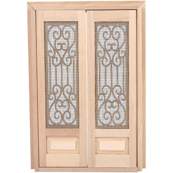 HEEPDD Porta in Legno Miniatura 1:12 per Casa delle Bambole - Sicura e Creativa